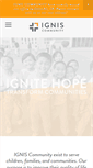 Mobile Screenshot of igniscommunity.org